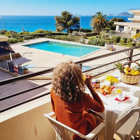 Cosyseaside Corsica Ajaccio Piscine Terrasse Mer Exterior foto